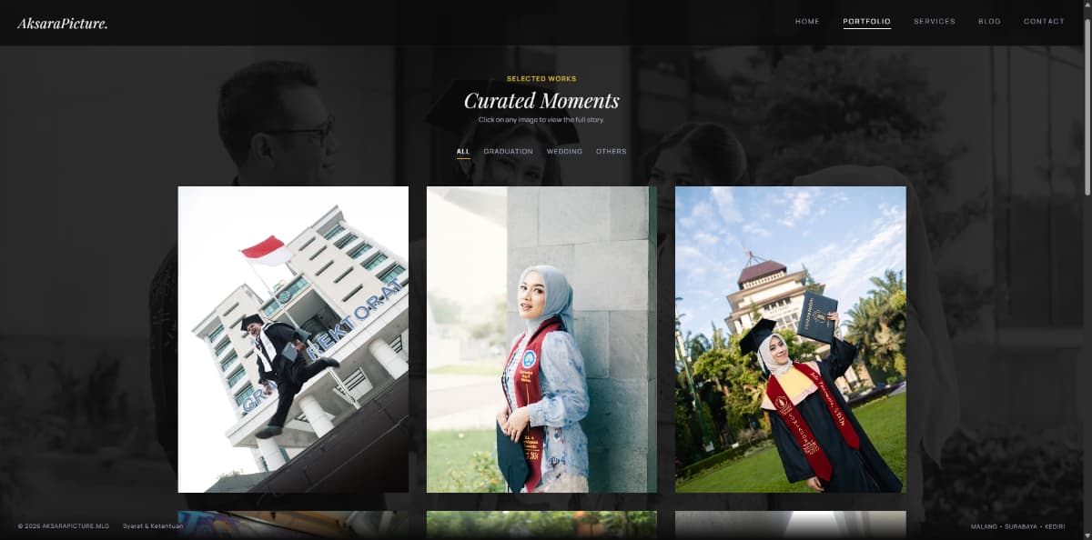 Aksara Picture Website Project Showcase visual 0