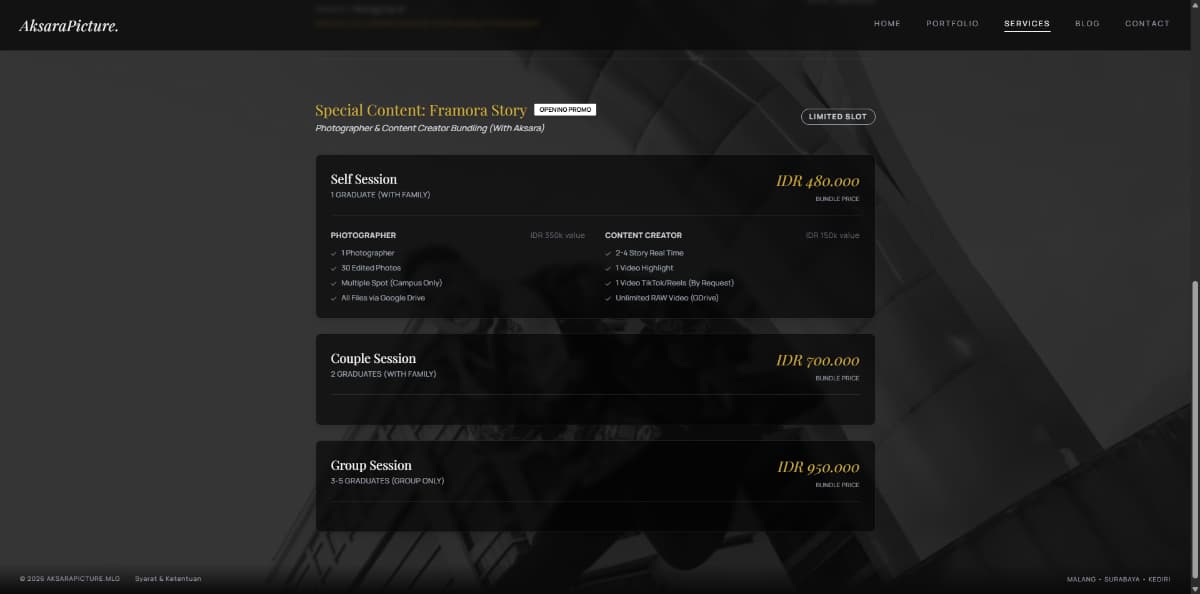 Aksara Picture Website Project Showcase visual 1